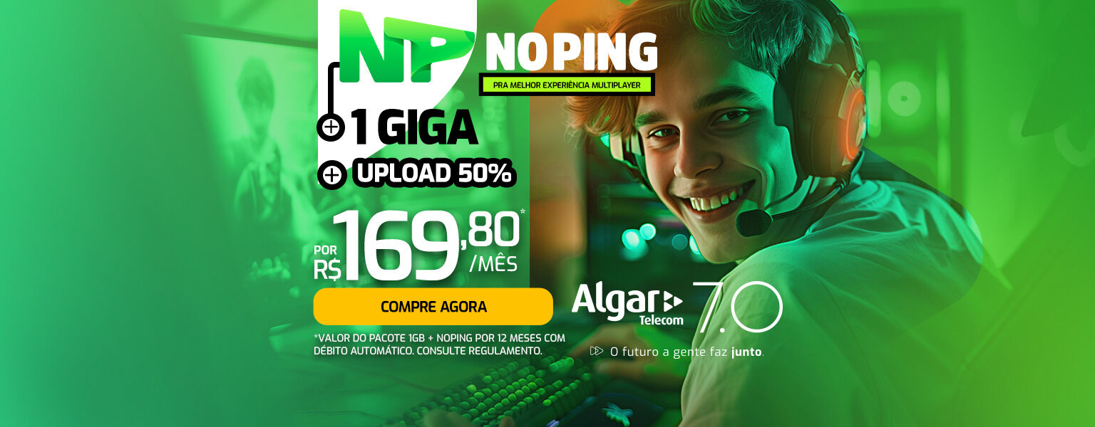 Internet Gamer: 1 Giga + Upload 50% + No Ping por 169,90.