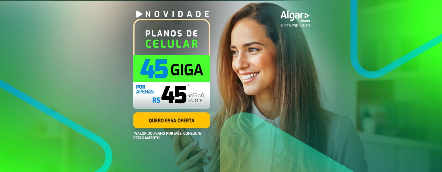 45 Giga de dados no celular por apenas R$ 45,00