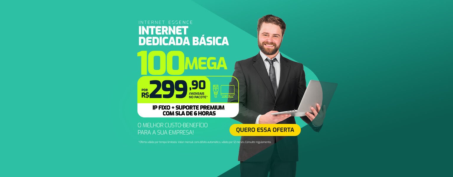 Internet Dedicada por R$299,90