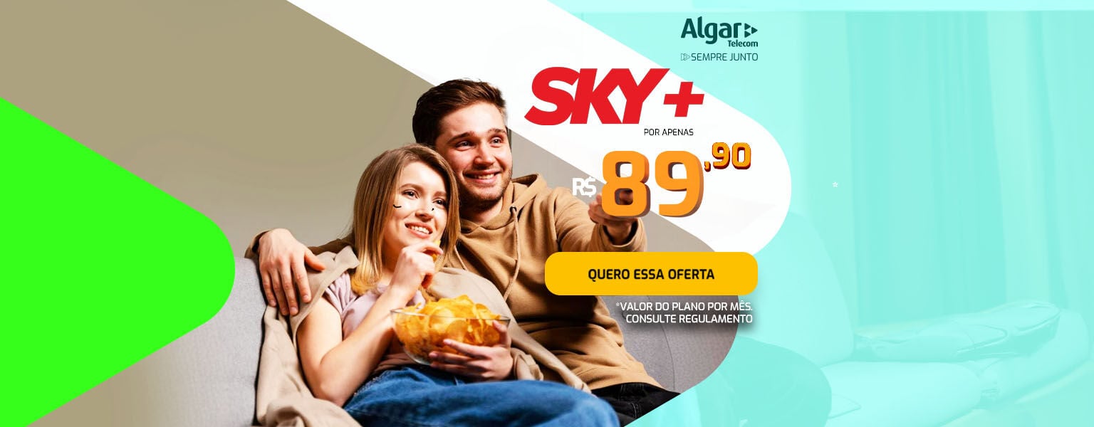Sky +: Os melhores canais de TV em um só lugar. Quero saber mais.