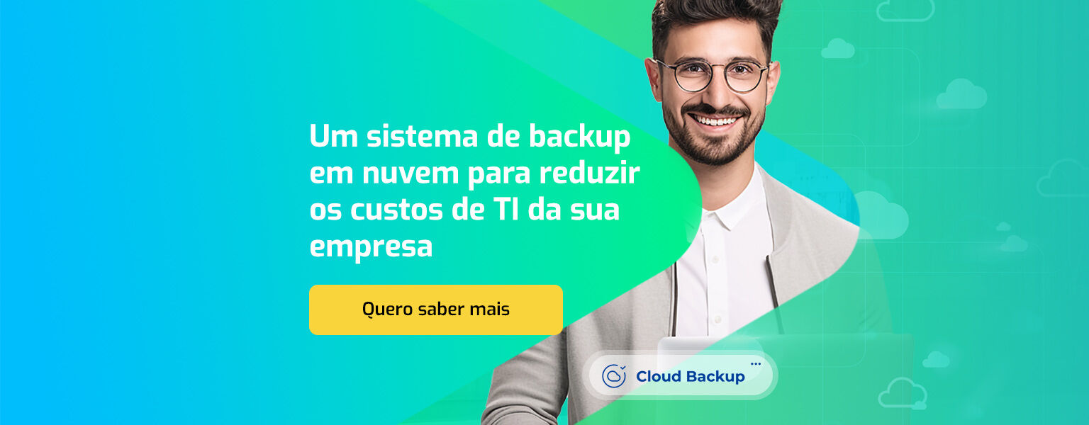 Cloud Backup Algar Telecom, um sistema de backup  em nuvem para reduzir  os custos de TI. 