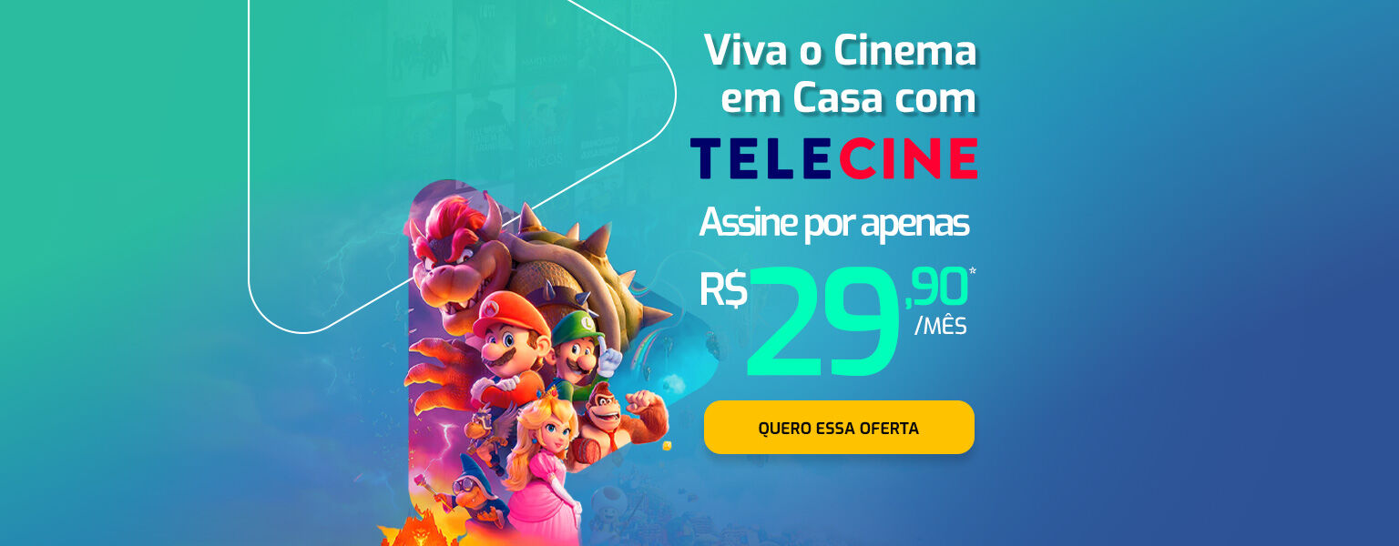 Viva o Cinema em casa com Telecine. Por apenas R$ 29,90. Assine já!